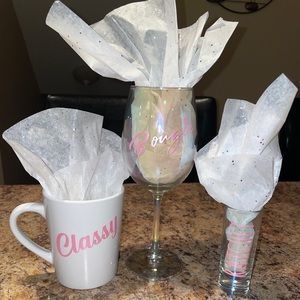 Classy, Bougie, & Ratchet Drinking Glass Set